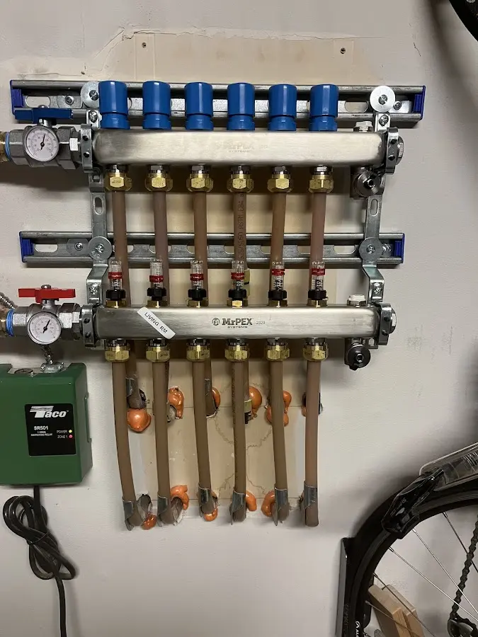 Plumber performing Leak Detection at a residential property in Crockett